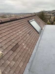 New pitched roof, Flat Roof and Velux Window in Bath